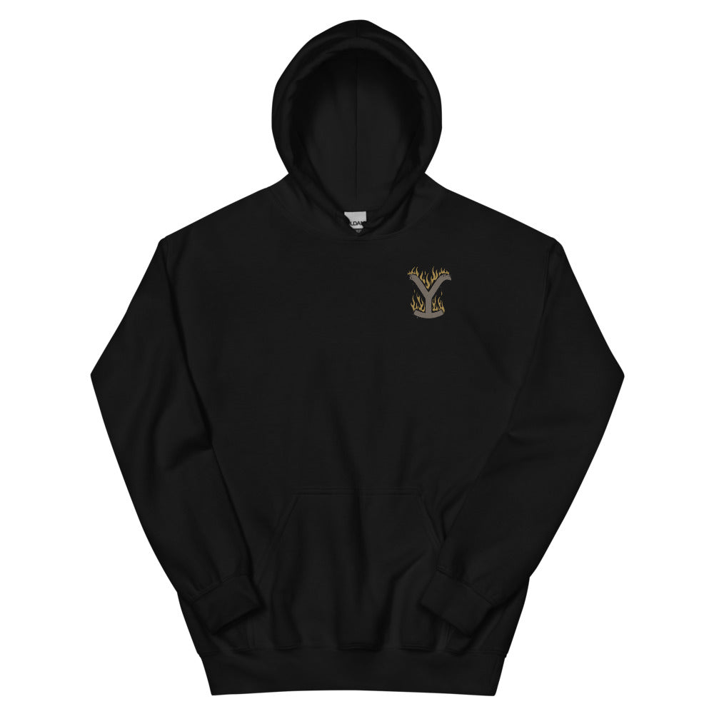 Yellowstone Flaming Logo Hoodie - Paramount Shop