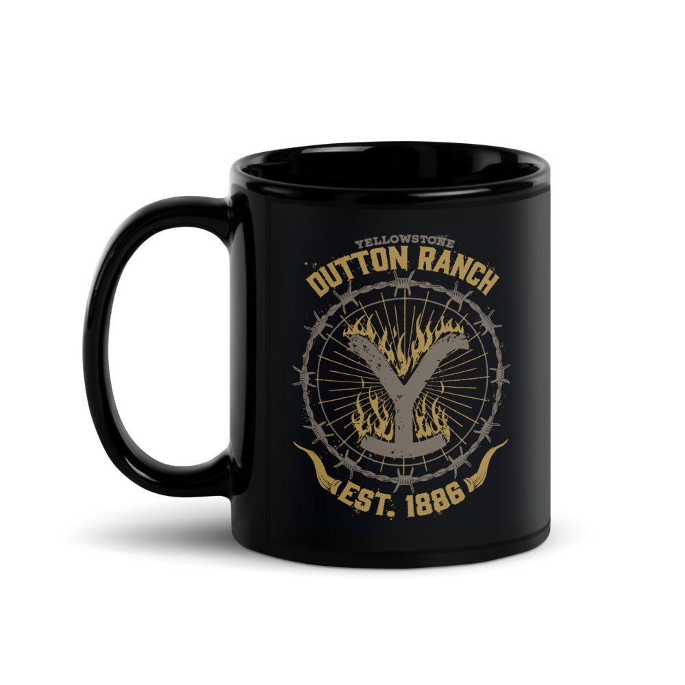 Yellowstone Flaming Logo Mug - Paramount Shop