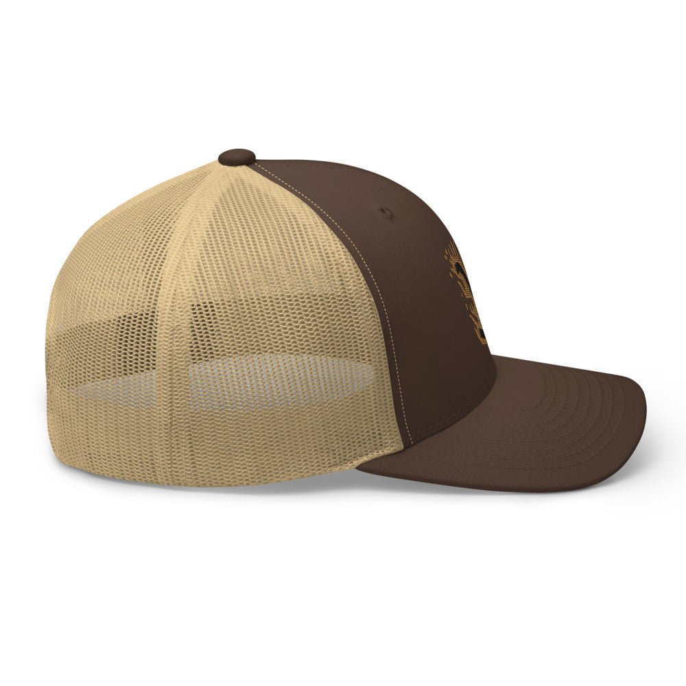 Yellowstone Flaming Logo Retro Trucker Hat - Paramount Shop