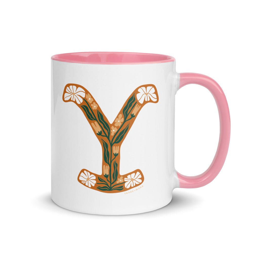 Yellowstone Floral Y Two Tone Mug - Paramount Shop