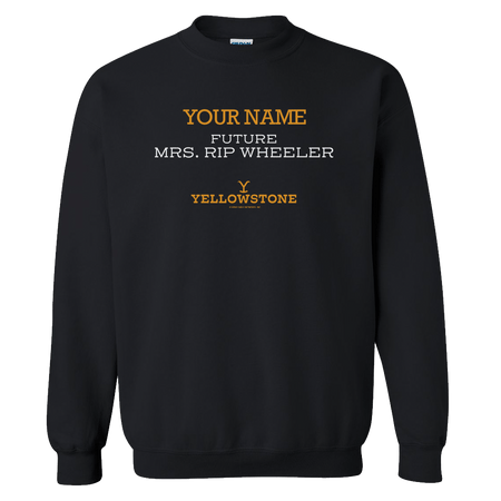 Yellowstone Future Mrs. Rip Wheeler Personalized Fleece Crewneck Sweatshirt - Paramount Shop