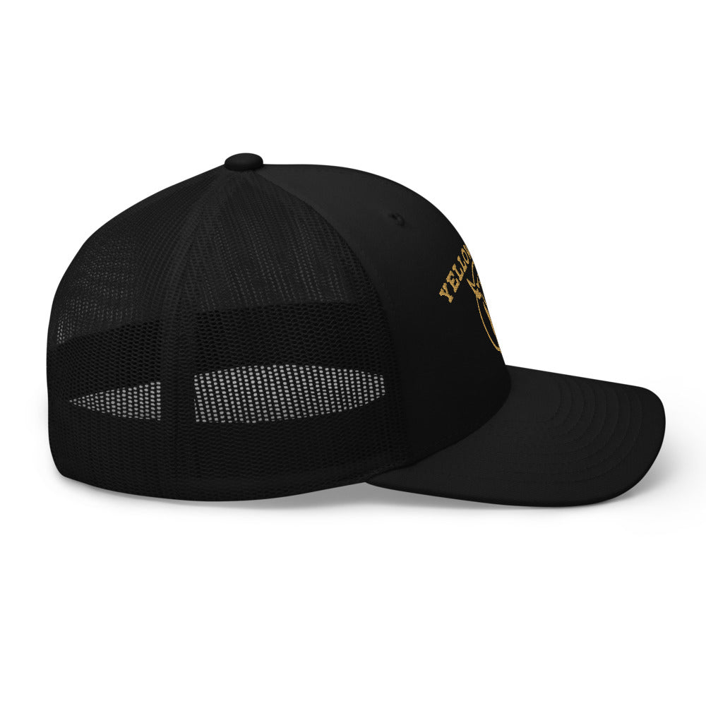 Yellowstone Gold Skull Trucker Hat - Paramount Shop