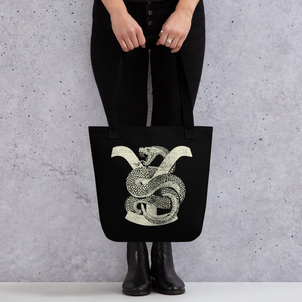 Yellowstone Greyscale Rattlesnake Tote Bag - Paramount Shop