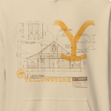 Yellowstone Historic Blueprint Hoodie - Paramount Shop