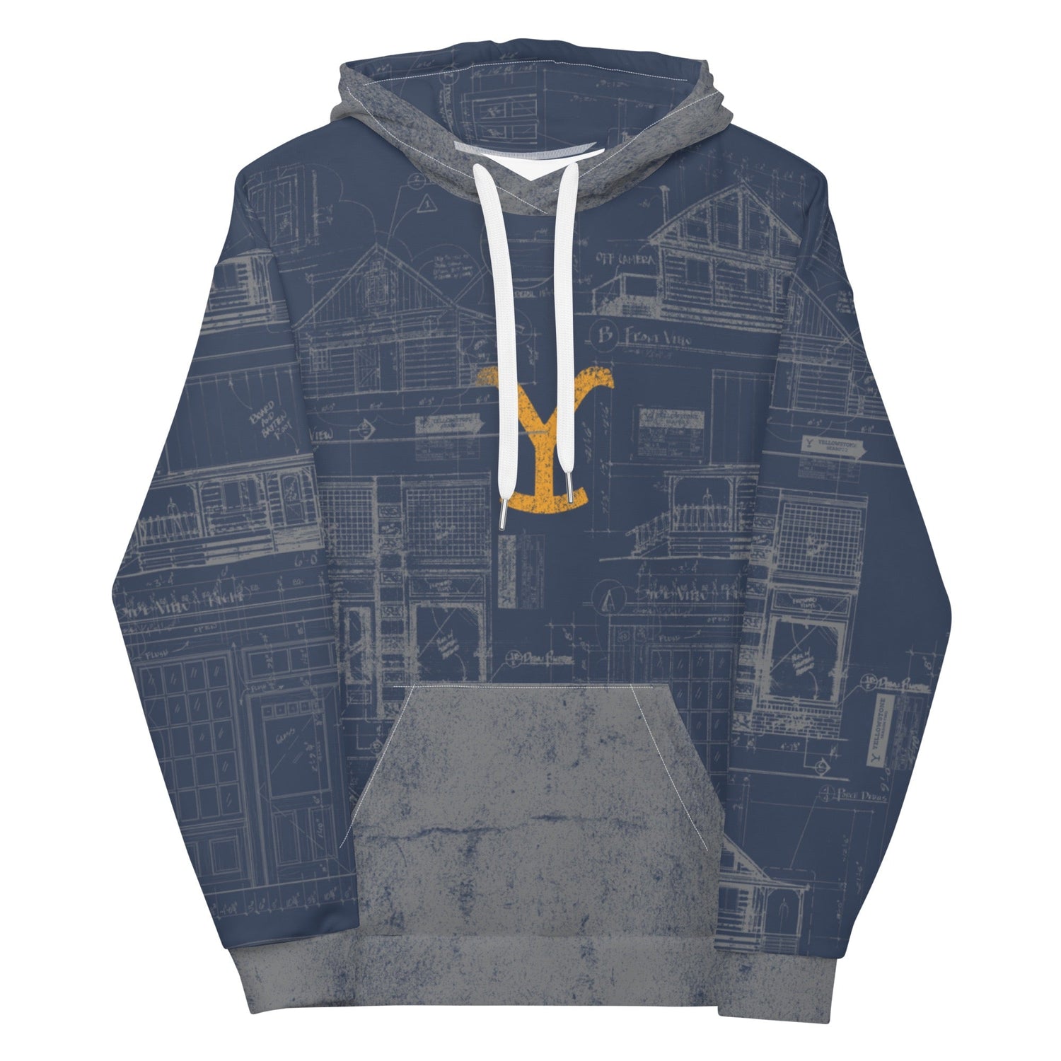 Yellowstone Historic Blueprint Hoodie - Paramount Shop