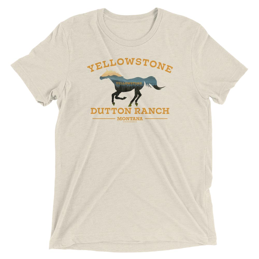 Yellowstone Horse Unisex Tri - Blend T - Shirt - Paramount Shop