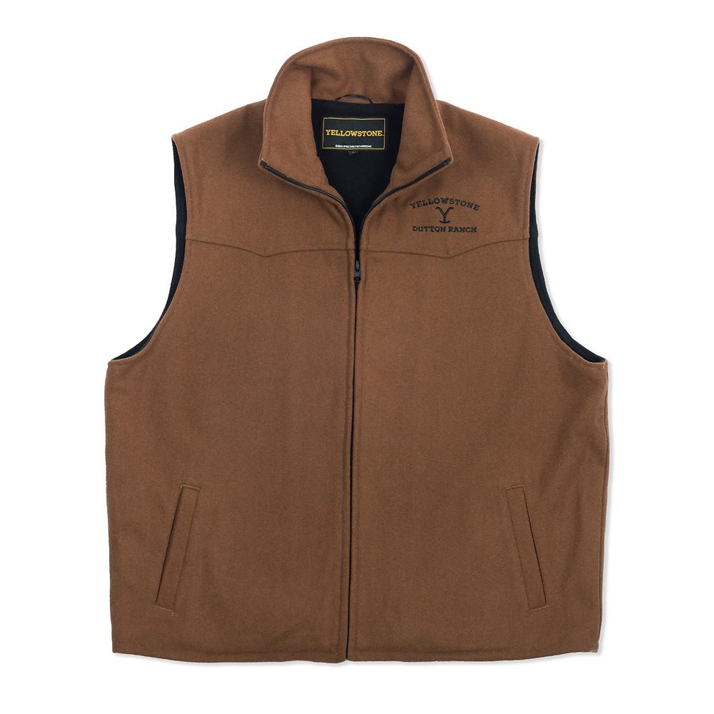 Yellowstone John Dutton As Seen On Wool Blend Vest - Paramount Shop