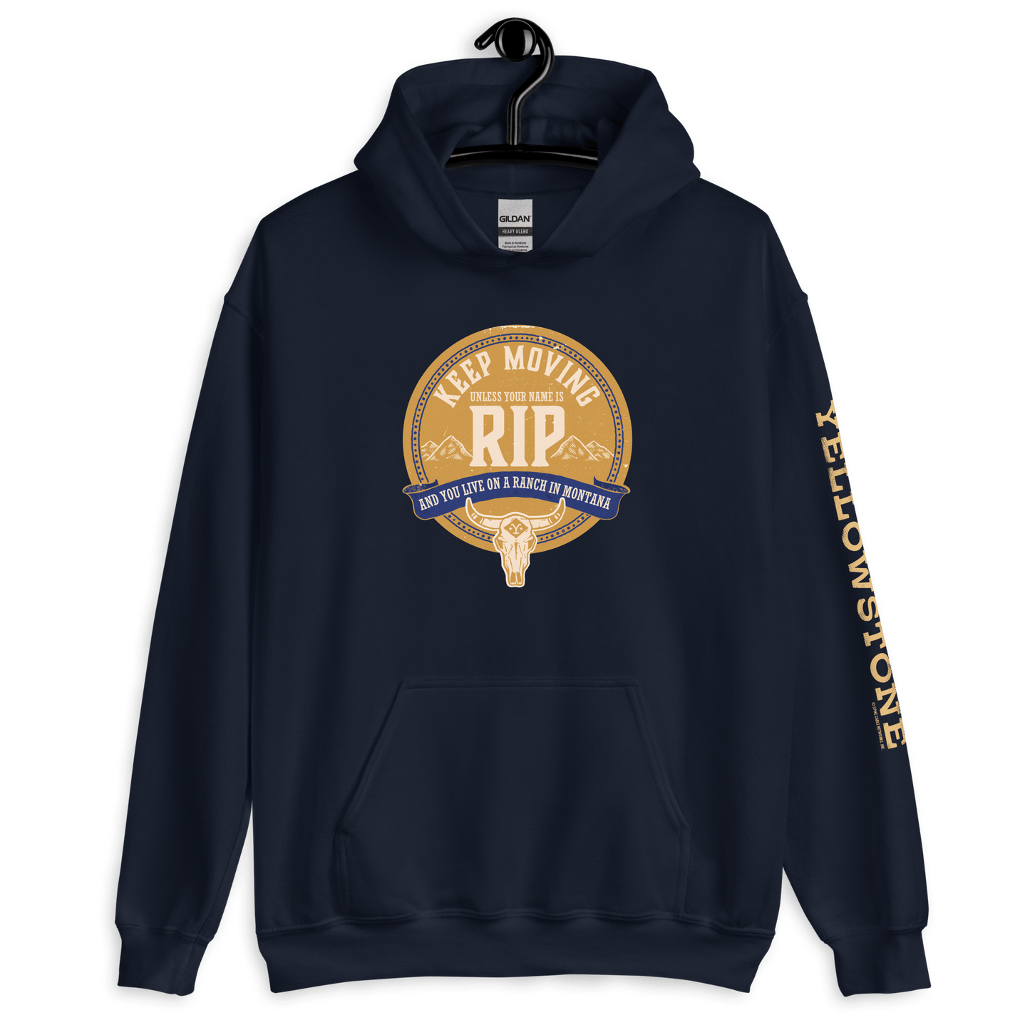 Yellowstone Keep Moving Unless You Are Rip Hooded Sweatshirt - Paramount Shop