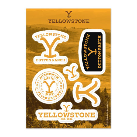 Yellowstone Logo Sticker Sheet - Paramount Shop