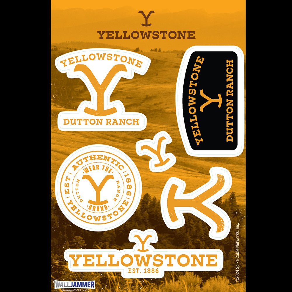 Yellowstone Logo Wall Stickers - Paramount Shop