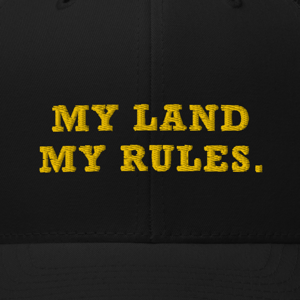 Yellowstone My Land My Rules Retro Trucker Hat - Paramount Shop