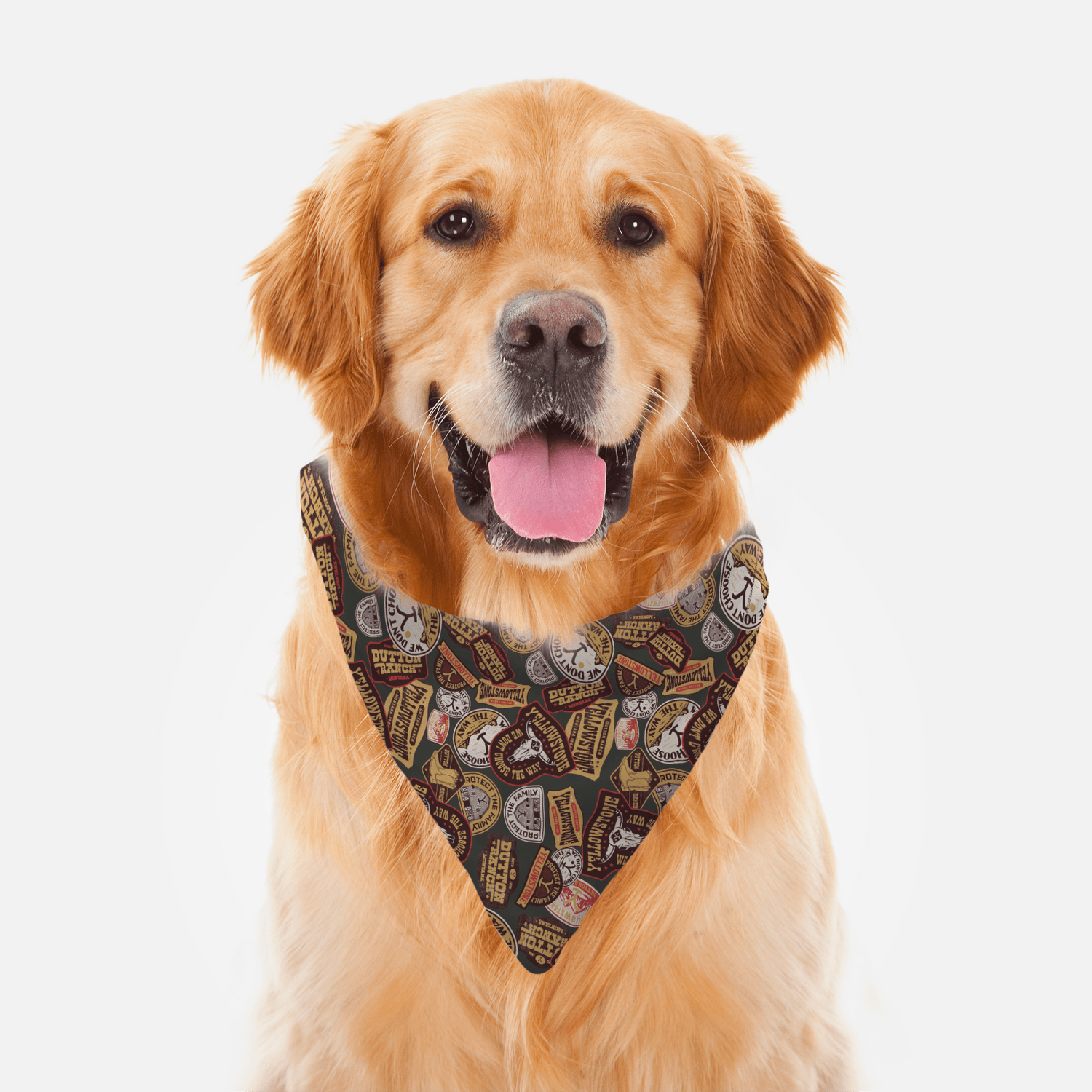 Yellowstone Patches Pet Bandana - Paramount Shop