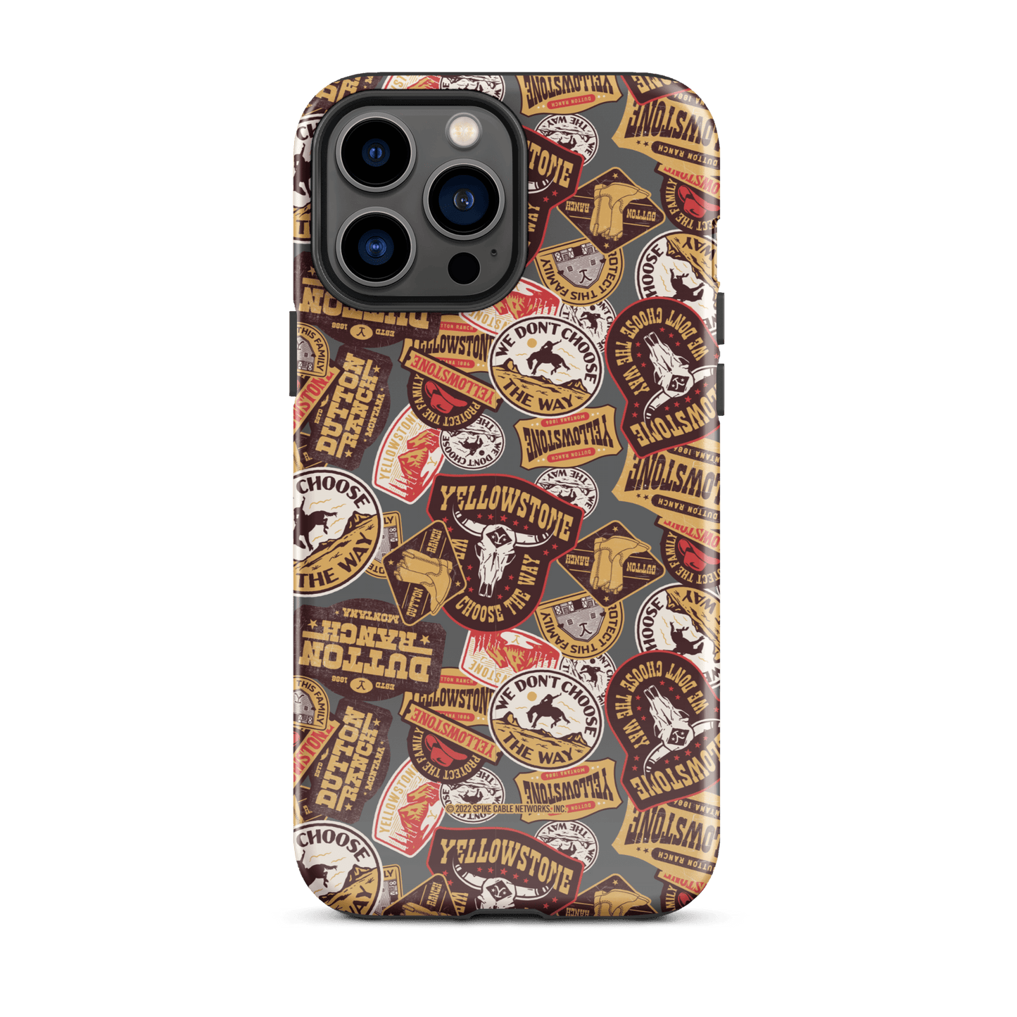 Yellowstone Patches Tough Phone Case - iPhone - Paramount Shop