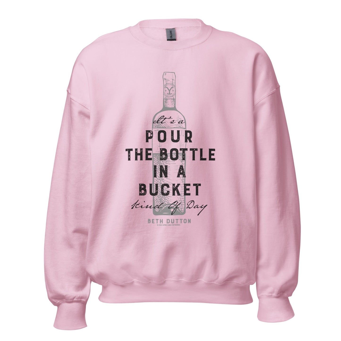 Yellowstone Pour The Bottle In The Bucket Crewneck Sweatshirt - Paramount Shop