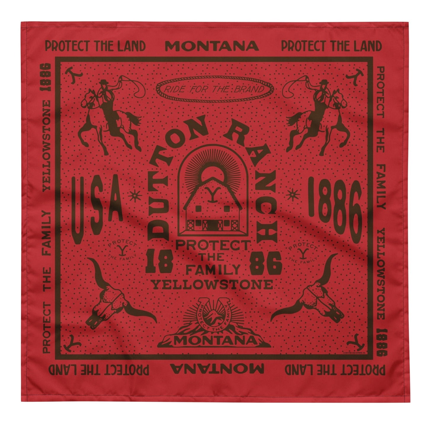 Yellowstone Protect The Family Bandana - Paramount Shop