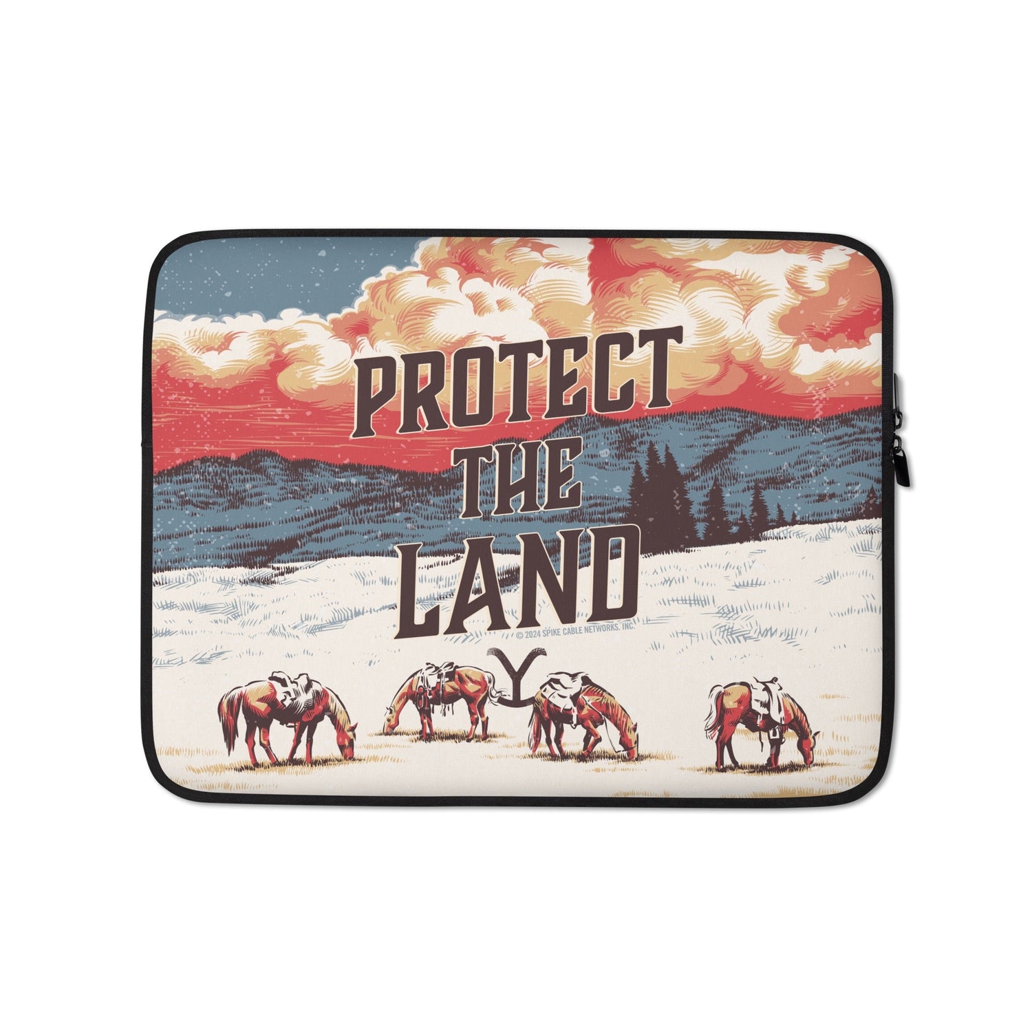 Yellowstone Protect The Land Laptop Sleeve - Paramount Shop