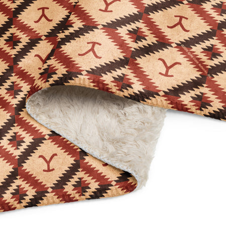 Yellowstone Ranch Pattern Blanket - Paramount Shop