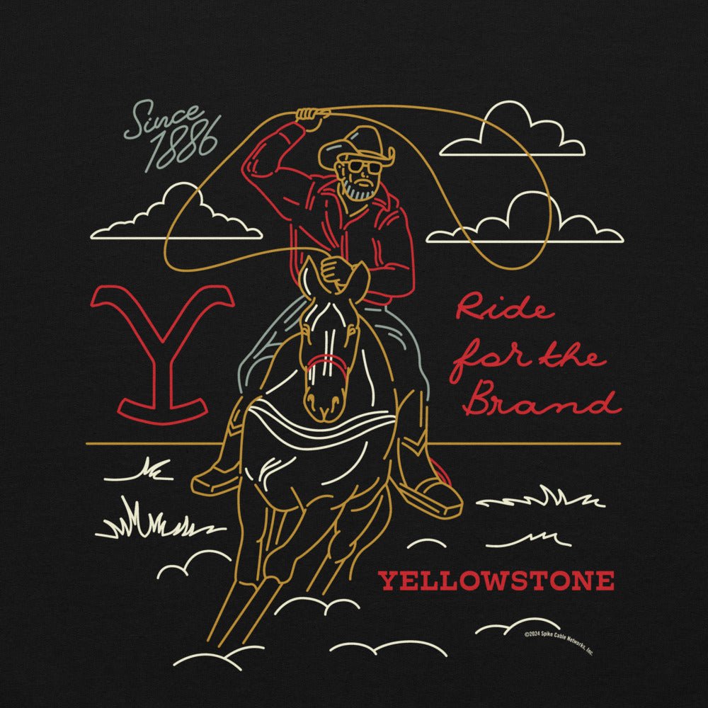 Yellowstone Ride For The Brand Outline Sweatshirt - Paramount Shop