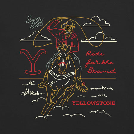 Yellowstone Ride For The Brand Outline T-Shirt - Paramount Shop