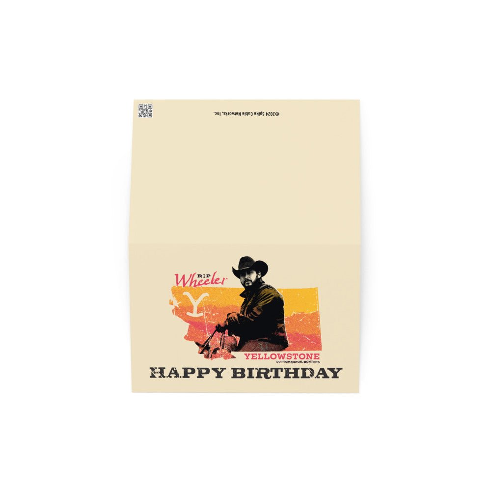 Yellowstone Rip Wheeler Birthday Card - Paramount Shop