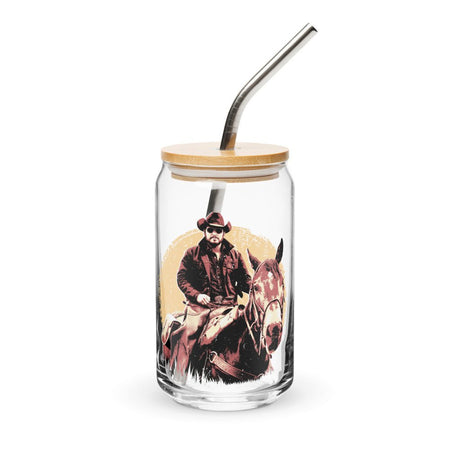 Yellowstone Rip Wheeler Can Shaped Glass - Paramount Shop