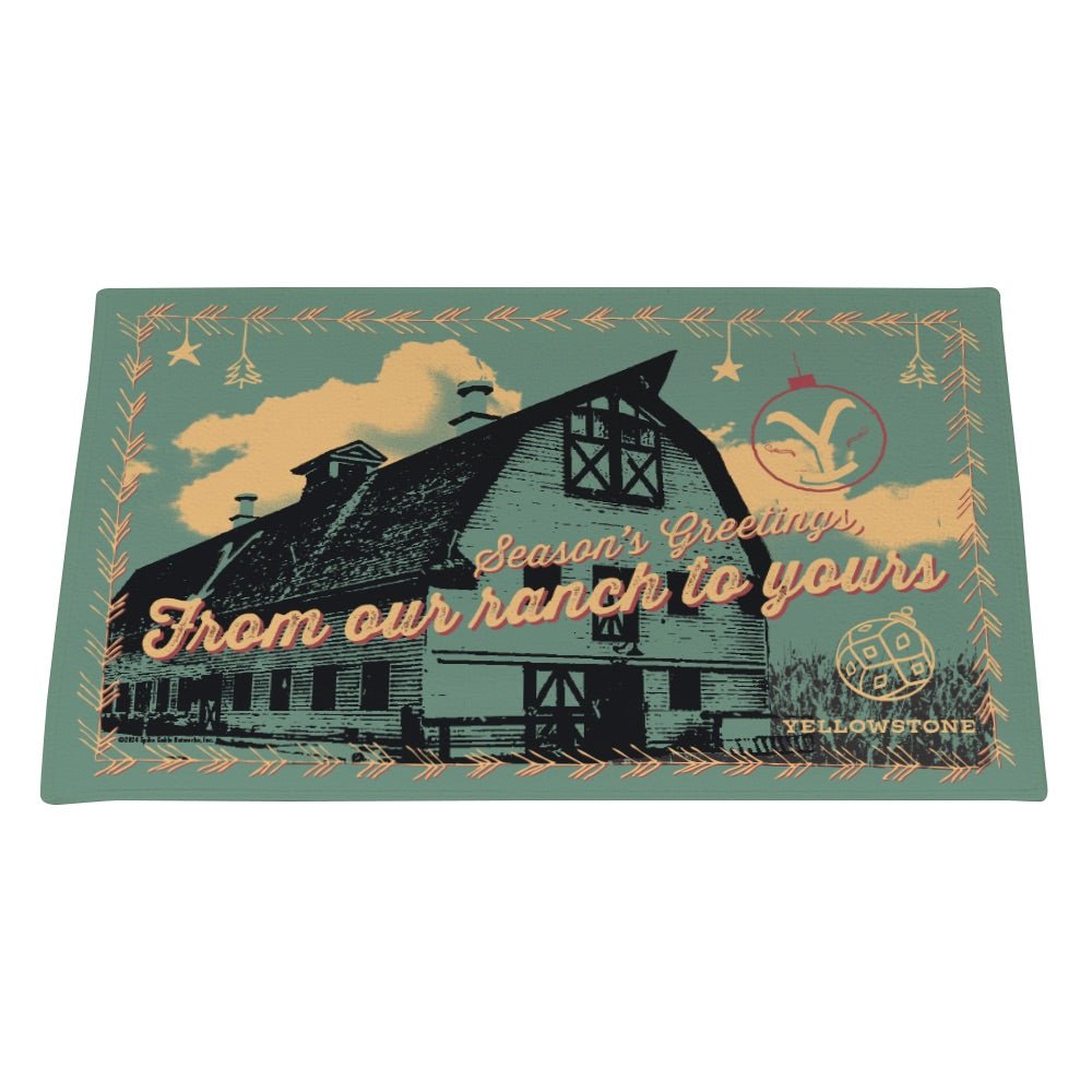 Yellowstone Season's Greetings Doormat - Paramount Shop