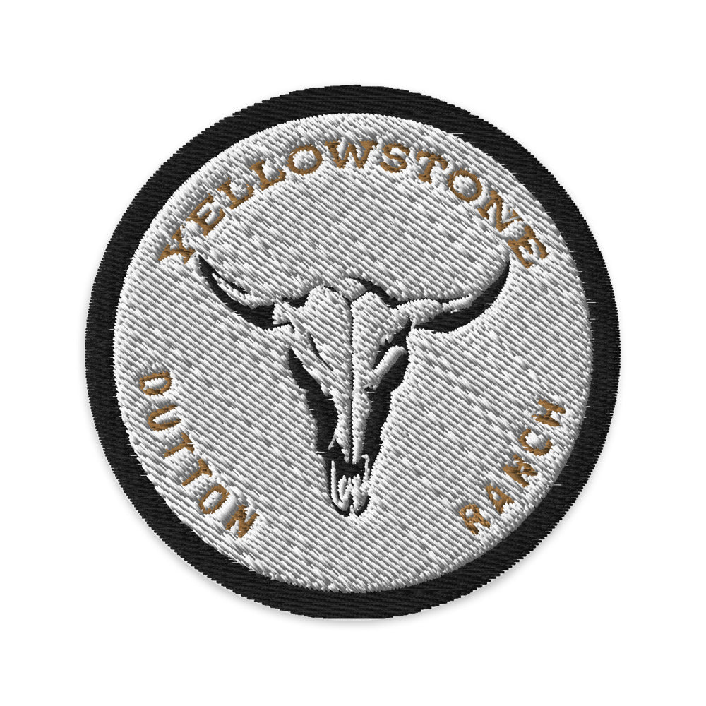 Yellowstone Skull Embroidered Patch - Paramount Shop