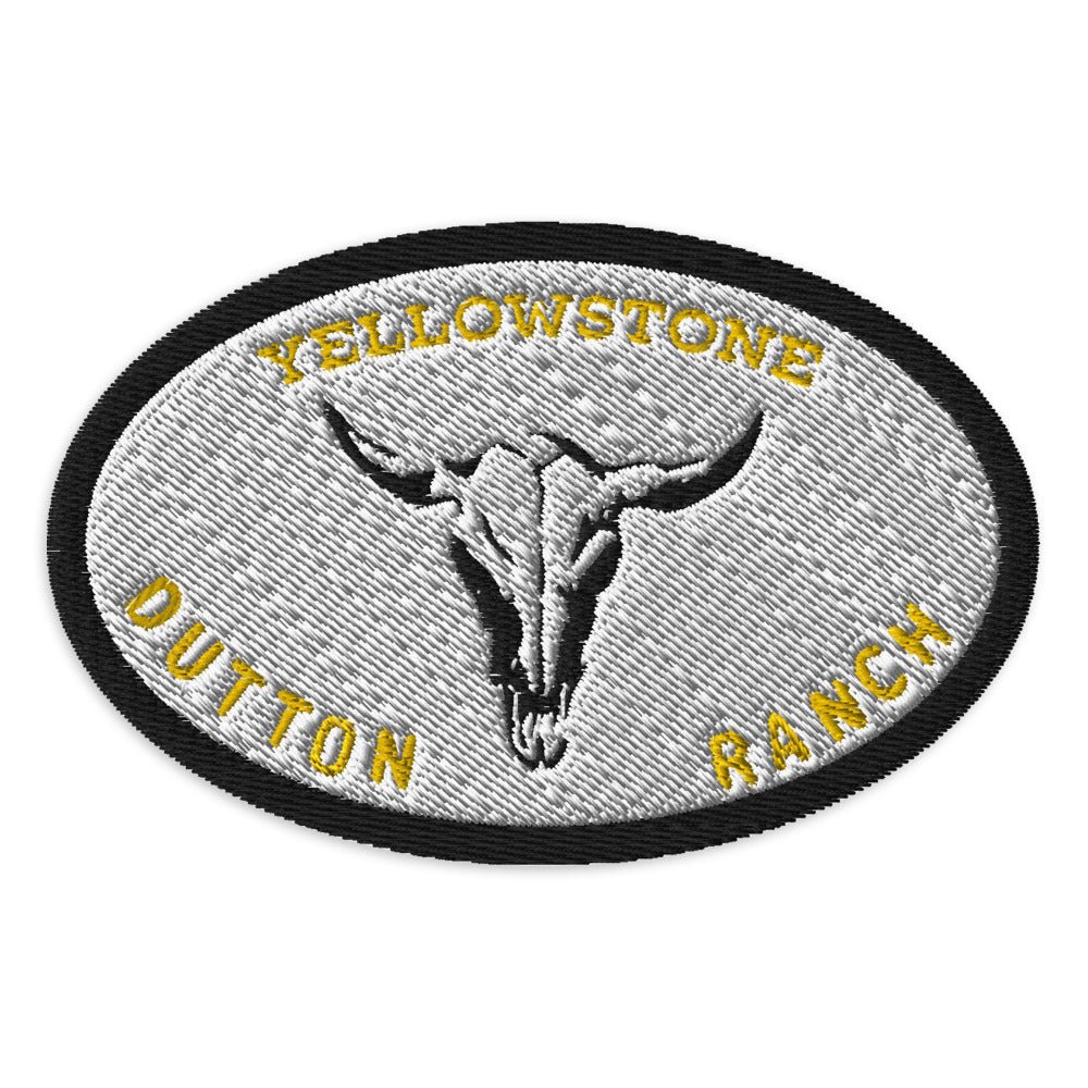 Yellowstone Skull Embroidered Patch - Paramount Shop