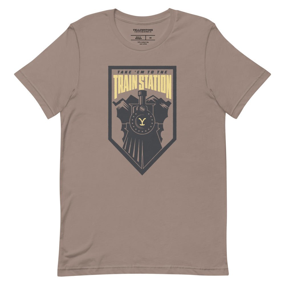 Yellowstone Take 'Em To The Train Station Badge Unisex T-Shirt - Paramount Shop