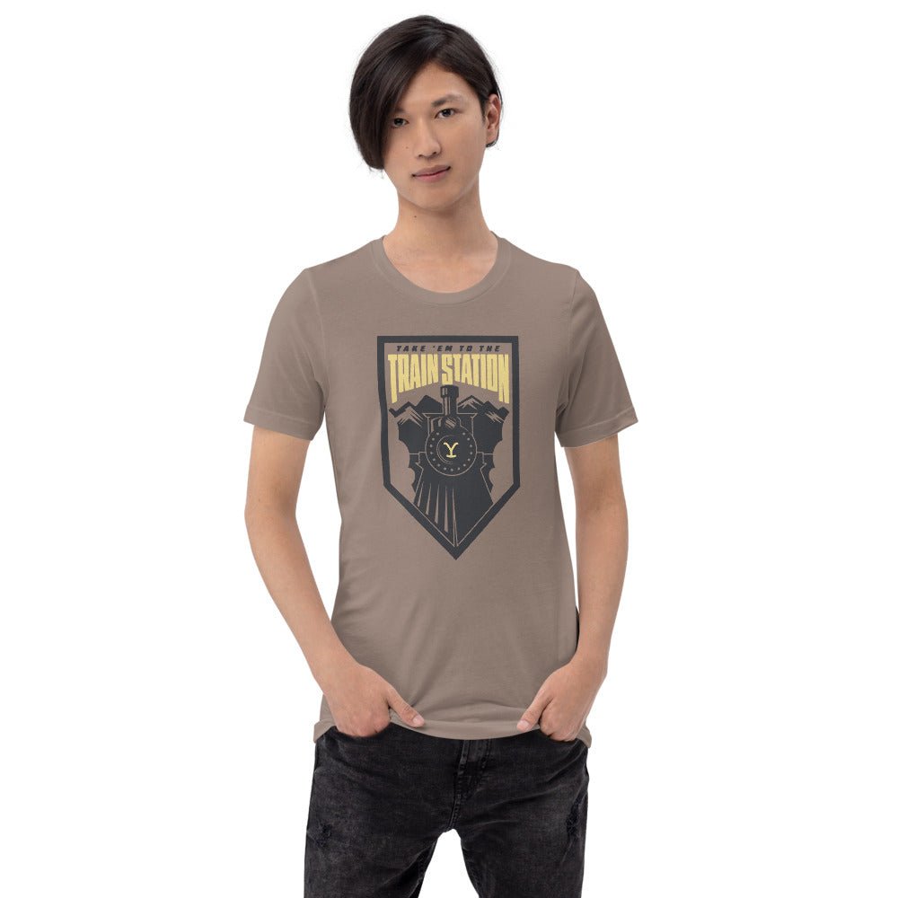 Yellowstone Take 'Em To The Train Station Badge Unisex T-Shirt - Paramount Shop