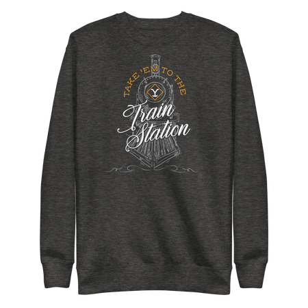 Yellowstone Take 'Em To The Train Station Fleece Crewneck Sweatshirt - Paramount Shop