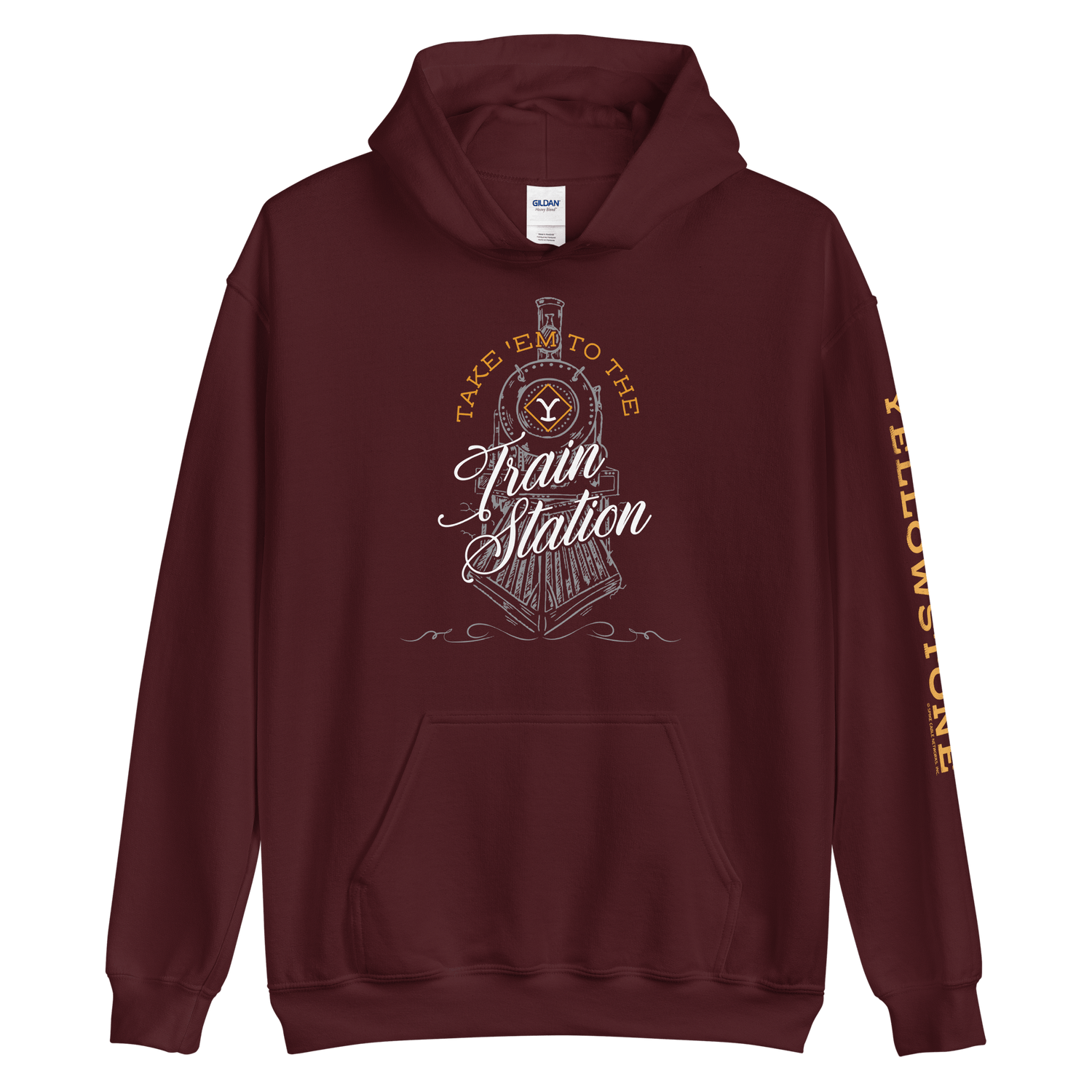 Yellowstone Take 'Em To The Train Station Hooded Sweatshirt - Paramount Shop