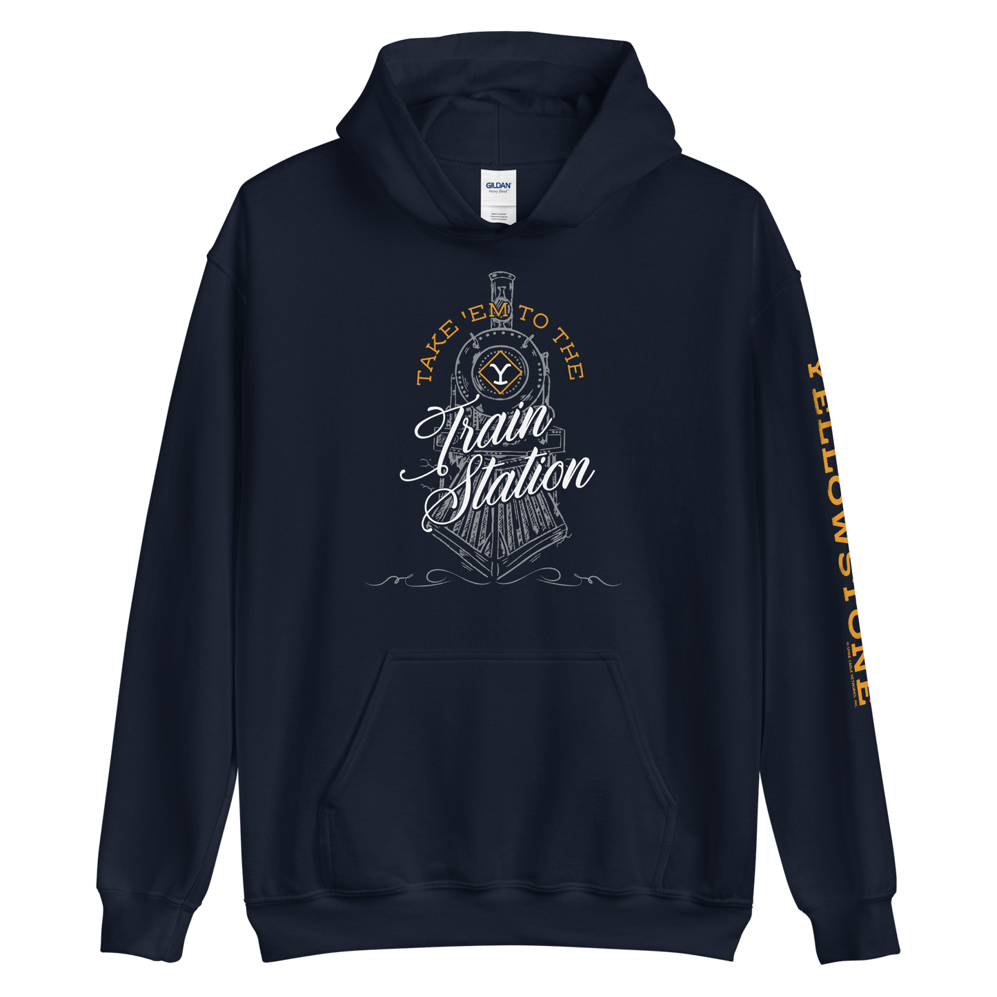 Yellowstone Take 'Em To The Train Station Hooded Sweatshirt - Paramount Shop