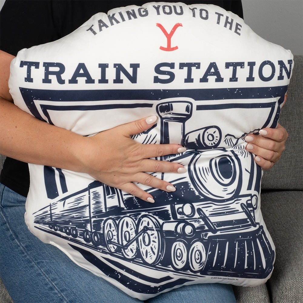 Yellowstone Taking you to the Train Station Pillow - Paramount Shop