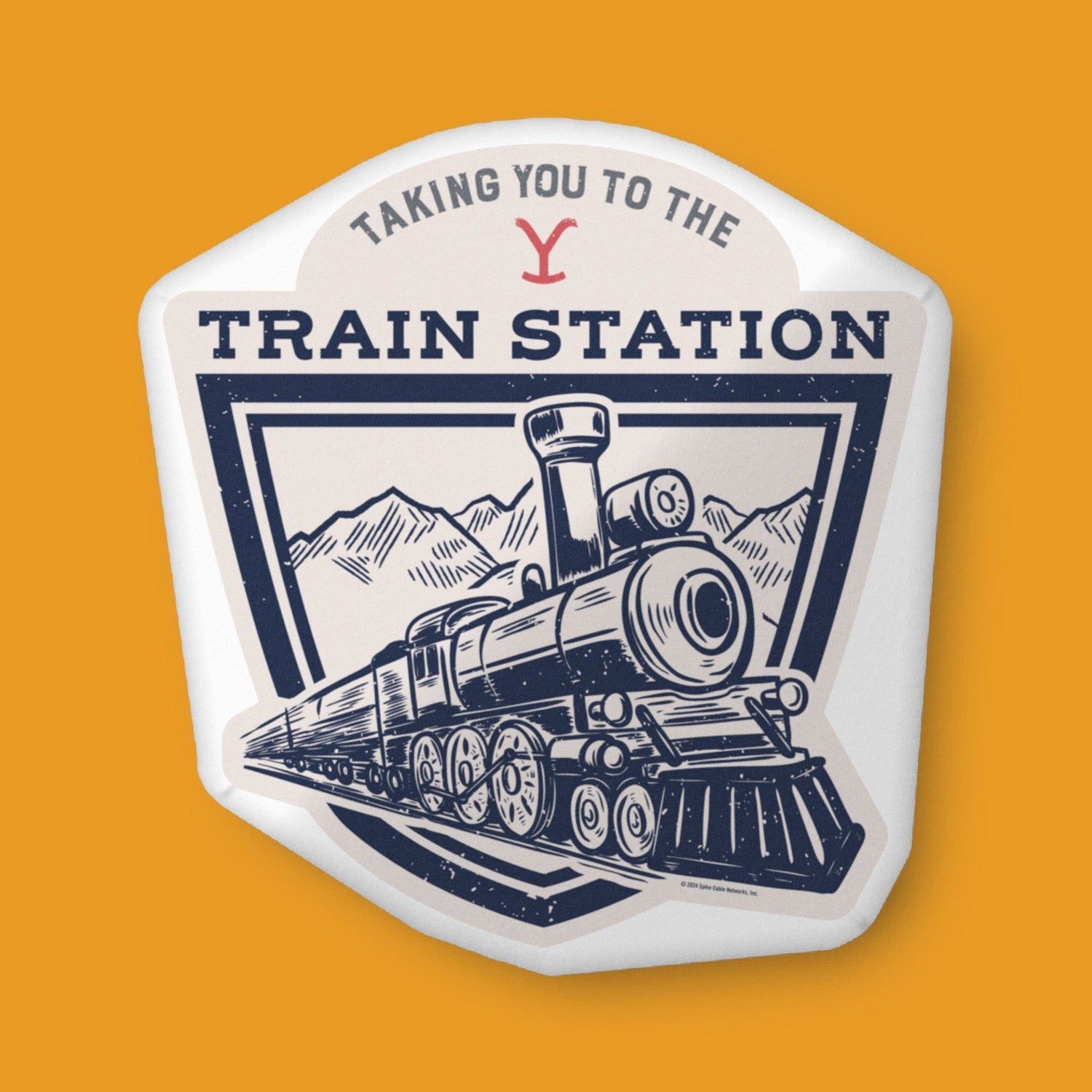 Yellowstone Taking you to the Train Station Pillow - Paramount Shop