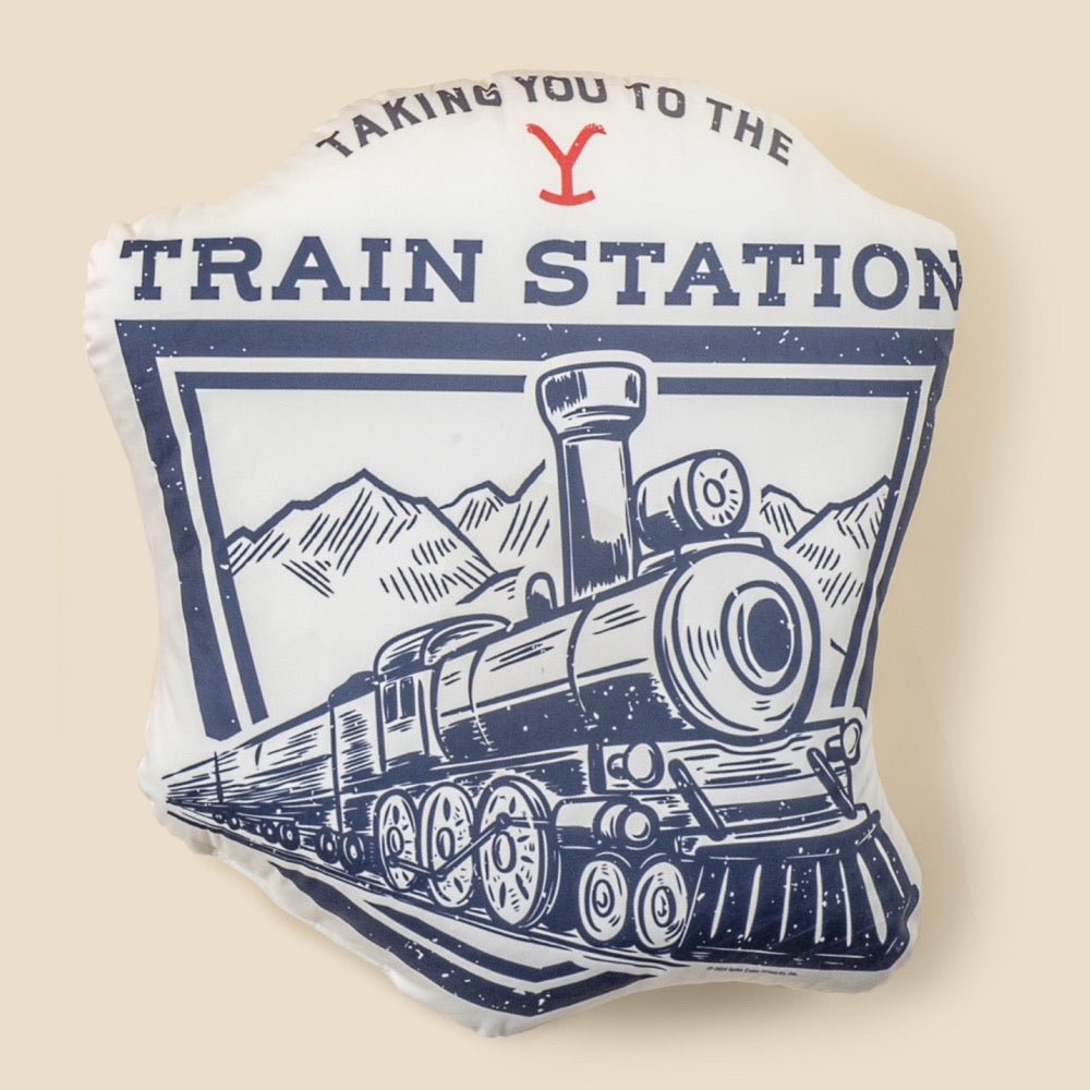 Yellowstone Taking you to the Train Station Pillow - Paramount Shop