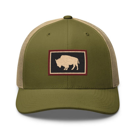 Yellowstone Tate Dutton Buffalo Embroidered Retro Trucker Hat - Paramount Shop