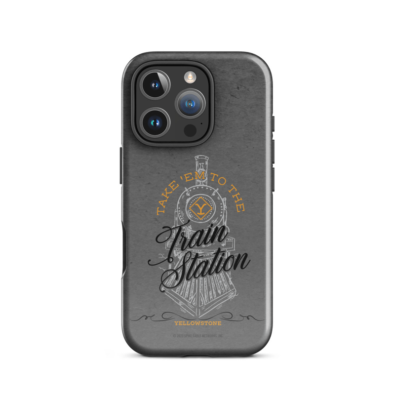 Yellowstone Train Station Tough Phone Case - iPhone - Paramount Shop