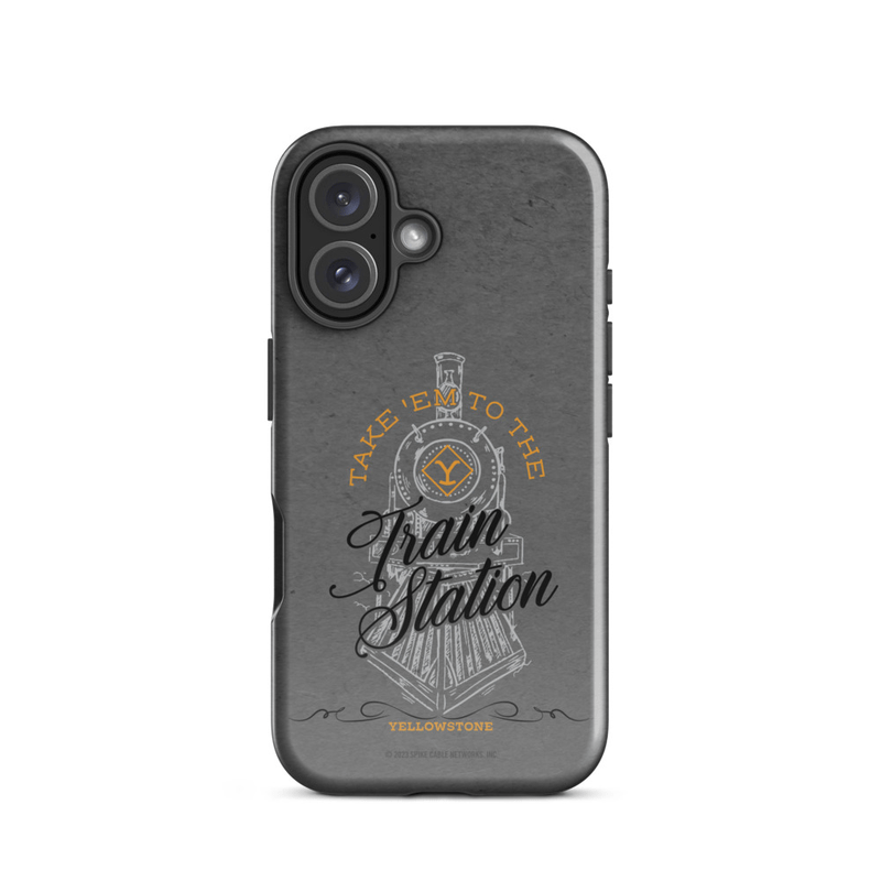 Yellowstone Train Station Tough Phone Case - iPhone - Paramount Shop