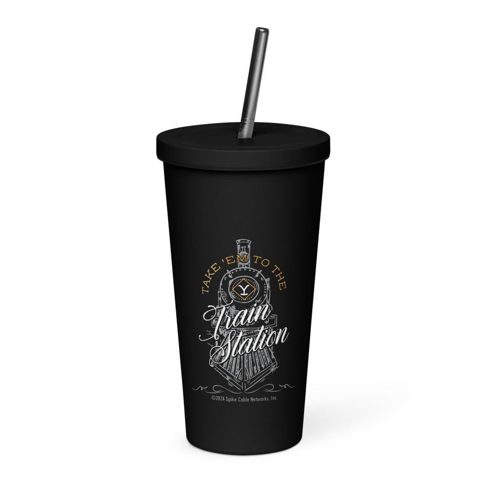 Yellowstone Train Station Tumbler - Paramount Shop