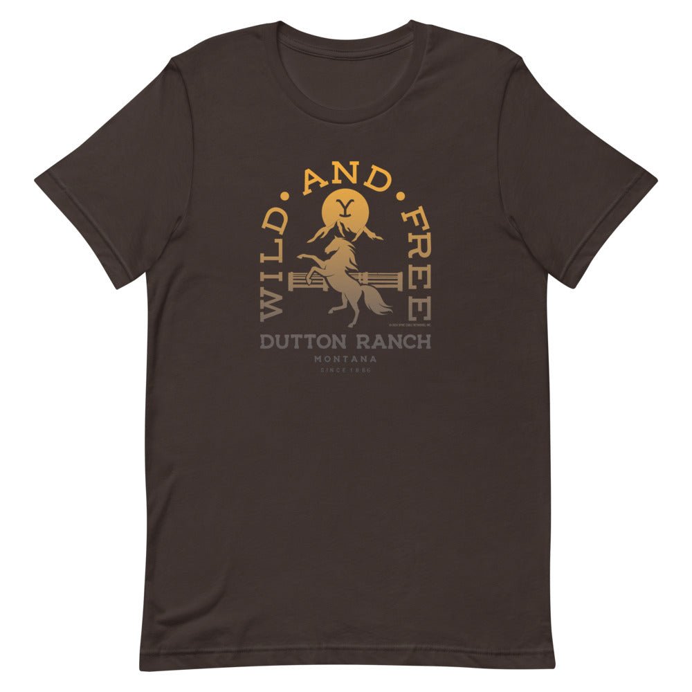 Yellowstone Wild And Free Unisex T-Shirt - Paramount Shop