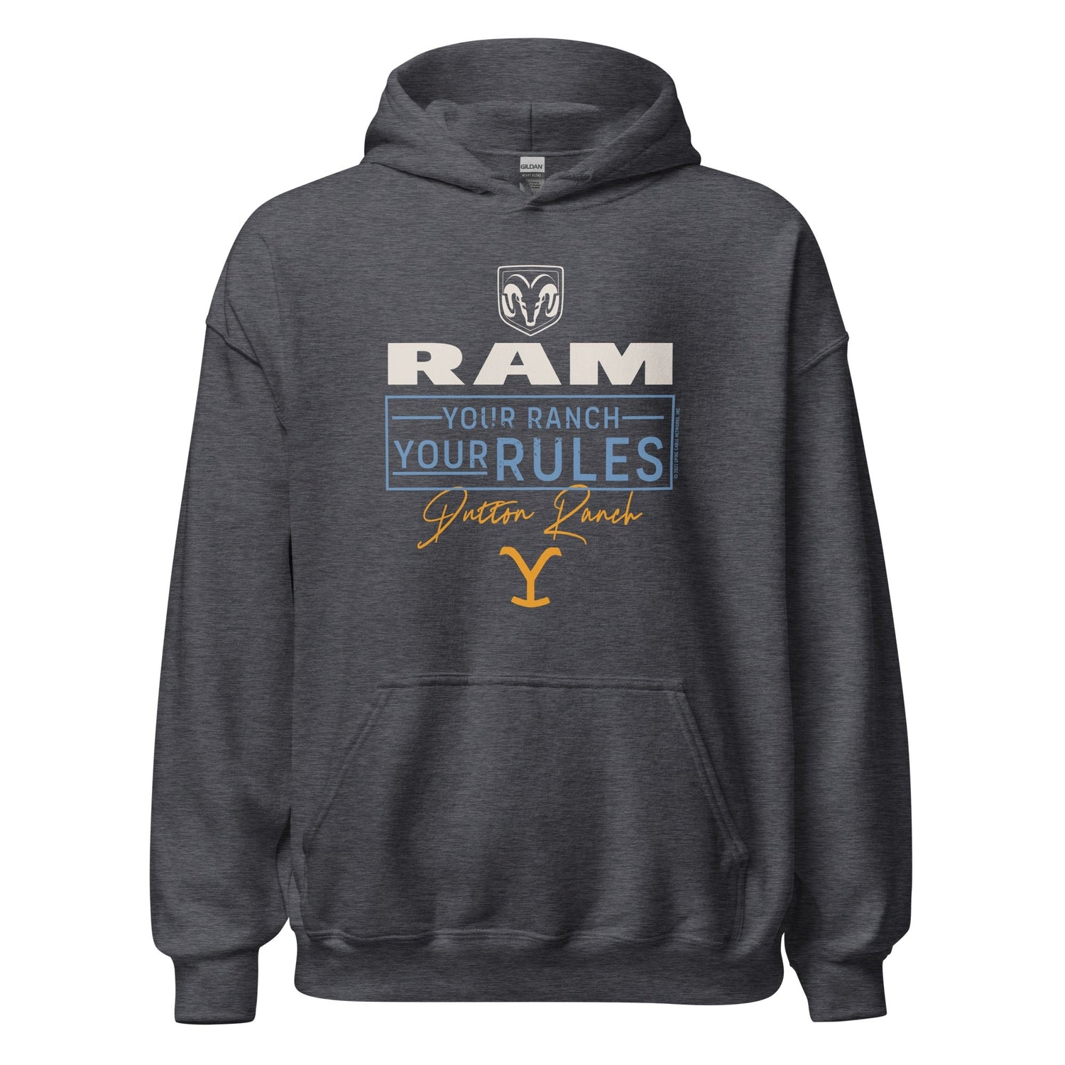 Yellowstone x Ram Your Ranch Your Rules Hoodie - Paramount Shop