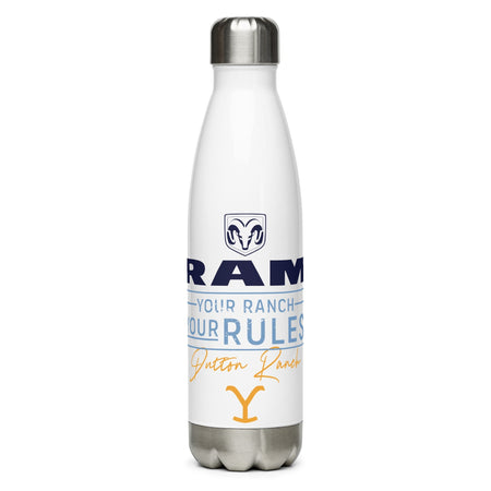 Yellowstone x Ram Your Ranch Your Rules Water Bottle - Paramount Shop