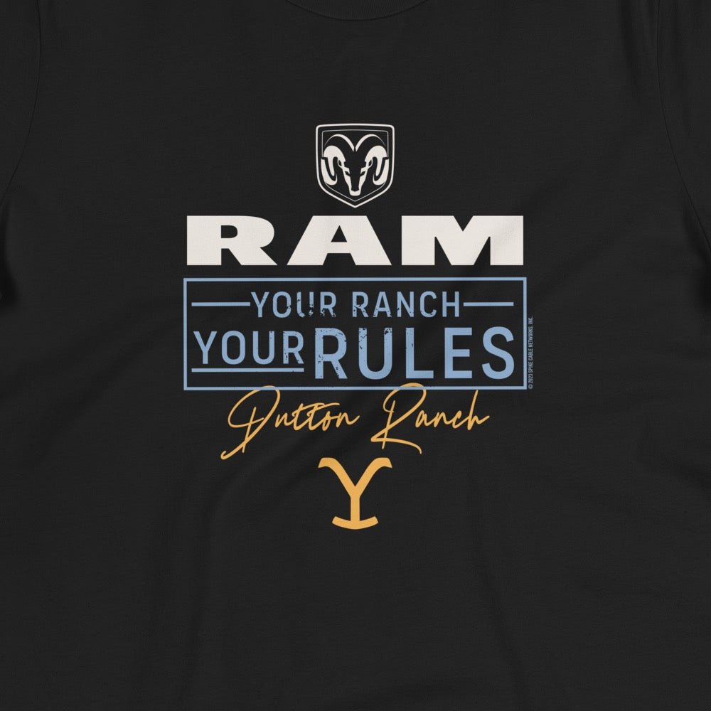 Yellowstone x Ram Your Ranch Your Rules Women's T - Shirt - Paramount Shop