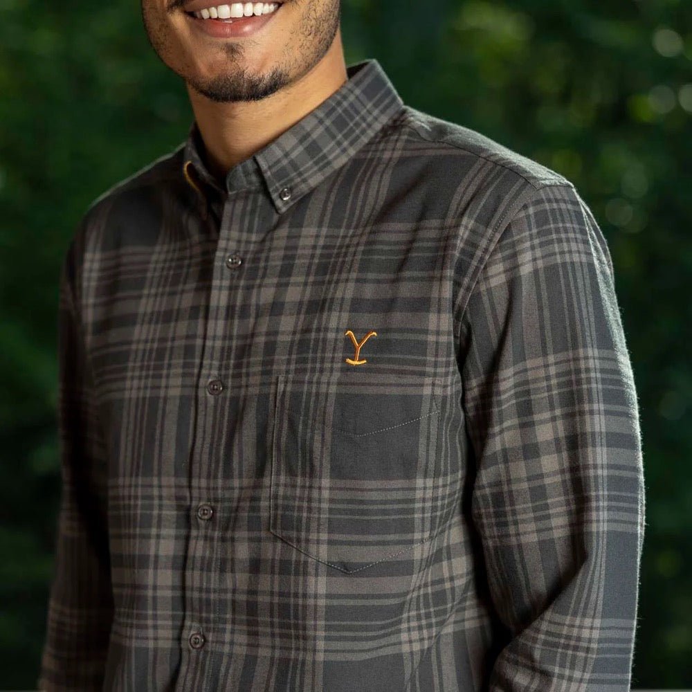 Yellowstone x RSVLTS Plaid Long Sleeve Flannel - Paramount Shop