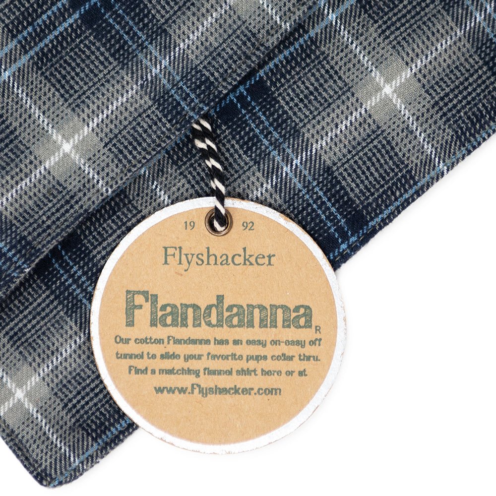 Yellowstone Y Logo Plaid Doggie Flandana - Paramount Shop