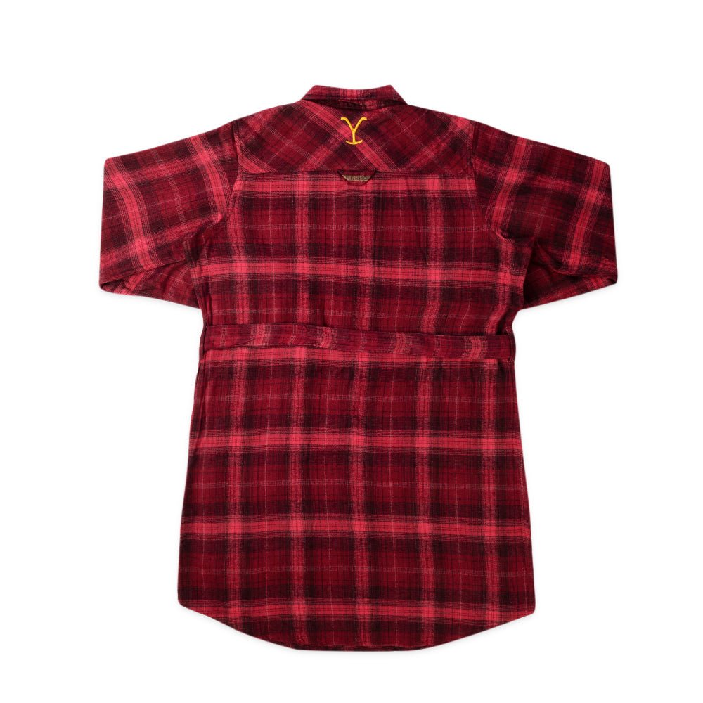 Yellowstone Y Logo Women's Snuggler Flannel Dress - Paramount Shop