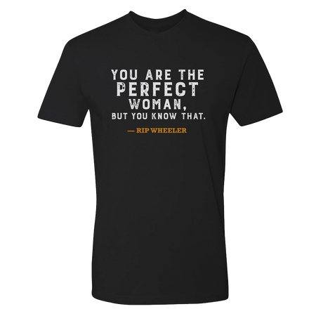 Yellowstone You Are Perfect Beth and Rip Adult Short Sleeve T-Shirt - Paramount Shop