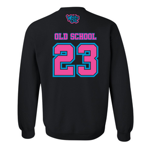 Wild 'N Out Neon Old School Erwachsene Sweatshirt mit Rundhalsausschnitt