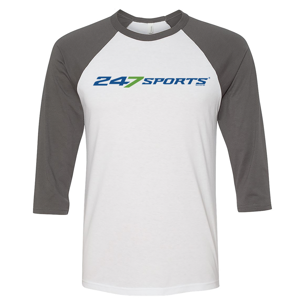 247 Sports Logo 3/4 Sleeve Baseball T-Shirt